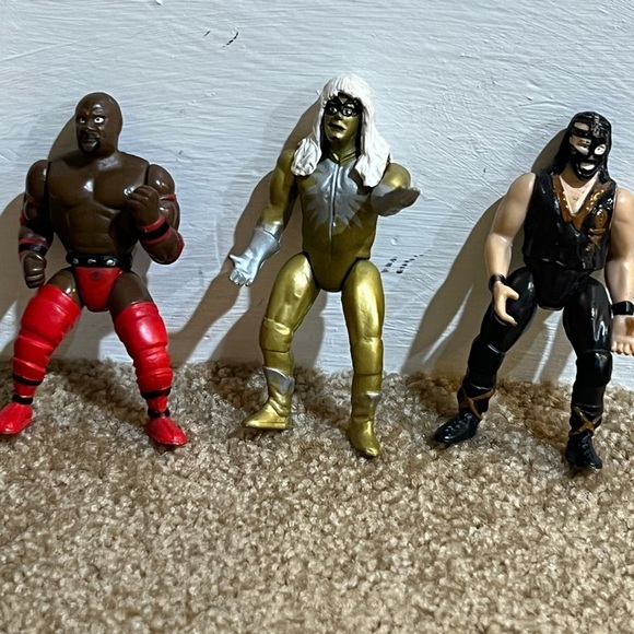 WWE Micro 2" Mini Wrestling Figures 2006 Golddust Mankind Johnson - Picture 1 of 2